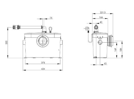 Канализационный насос SANIACCESS 2