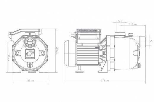 Насос ДЖАМБО 60/35П