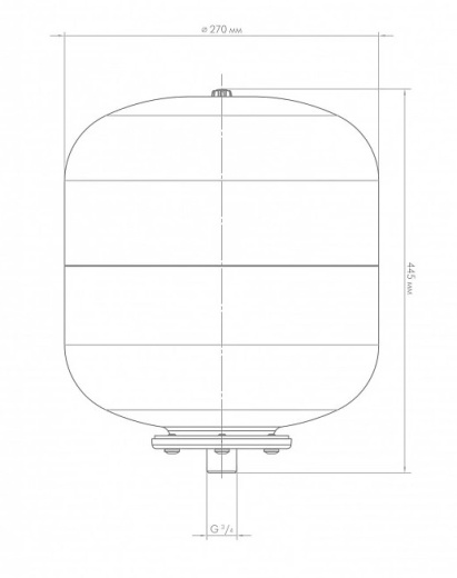 Расширительный бак В35