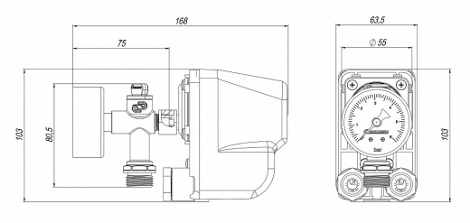 Комплект автоматики на баке КАБ