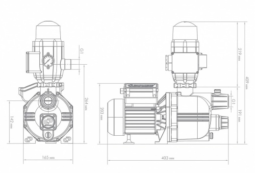 Насос-автомат ДЖАМБО 60/35 П-К Комфорт