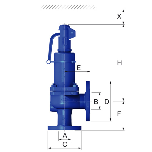 Полноходовой предохранительный клапан TRD