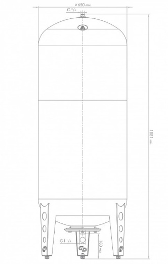 Расширительный бак В500