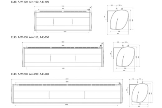 Воздушная завеса ELIS A