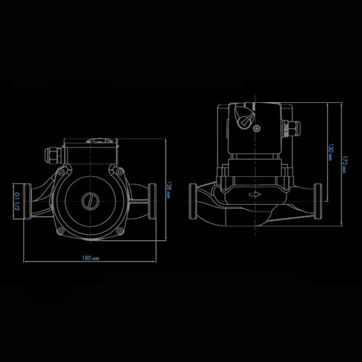 Циркуляционный насос ЦИРКУЛЬ PREMIUM 25/80