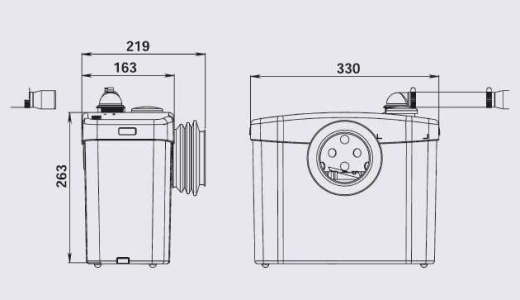 Канализационный насос SANIBROYEUR