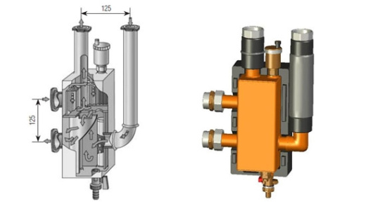 Гидрострелка MHK 25 (MeiFlow S BG)