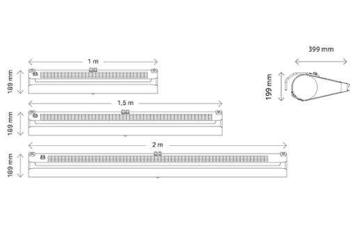 Воздушная завеса SLIM