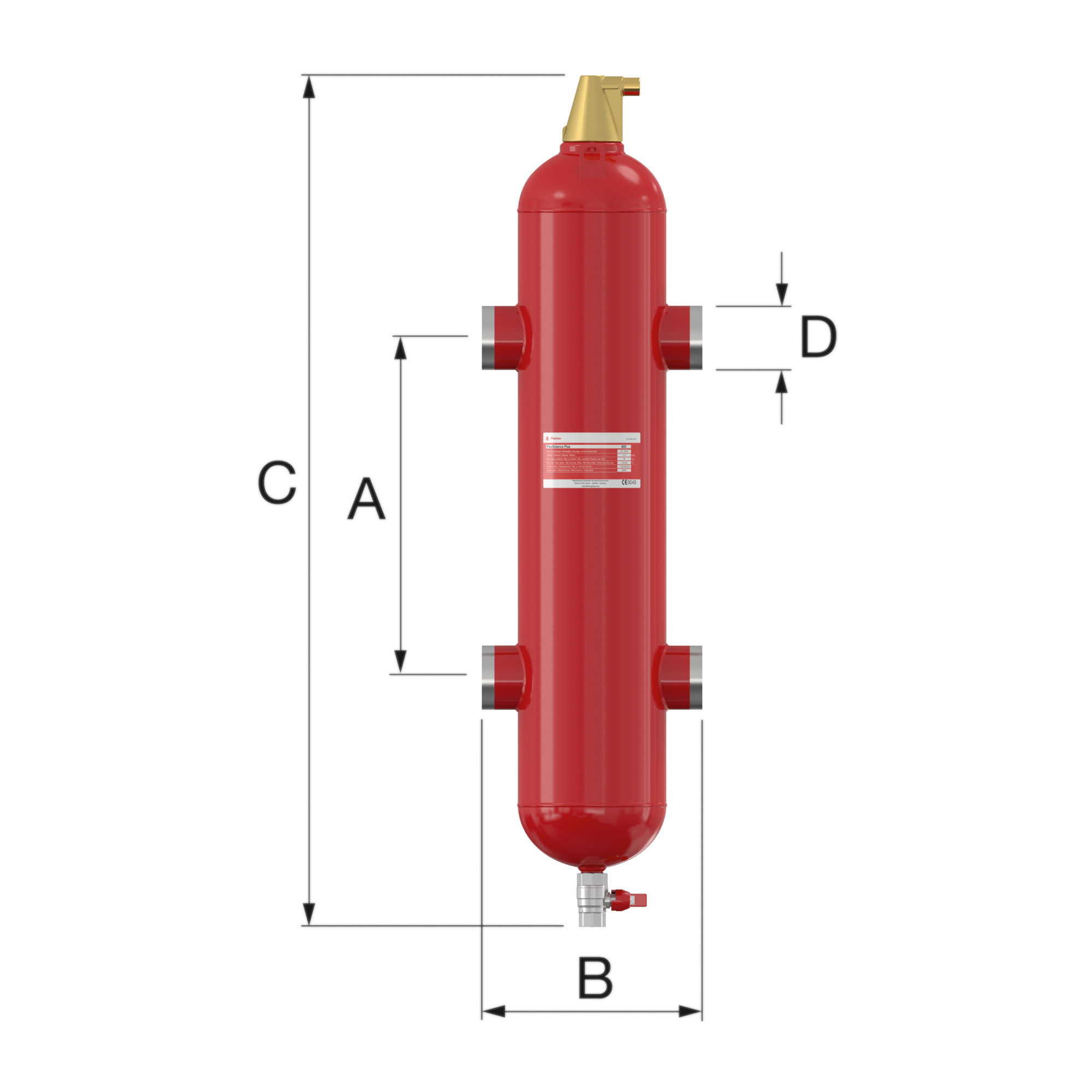 Гидравлический разделитель (стабилизатор) Flexbalance Plus S 80