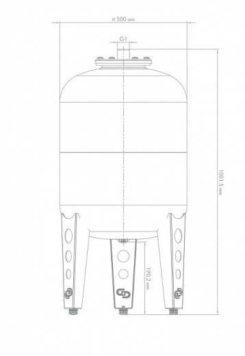 Расширительный бак В150