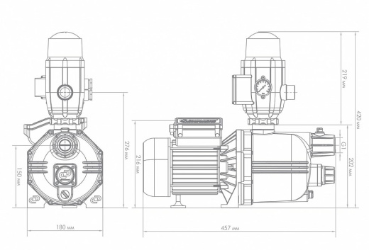 Насос-автомат ДЖАМБО 70/50П-Комфорт